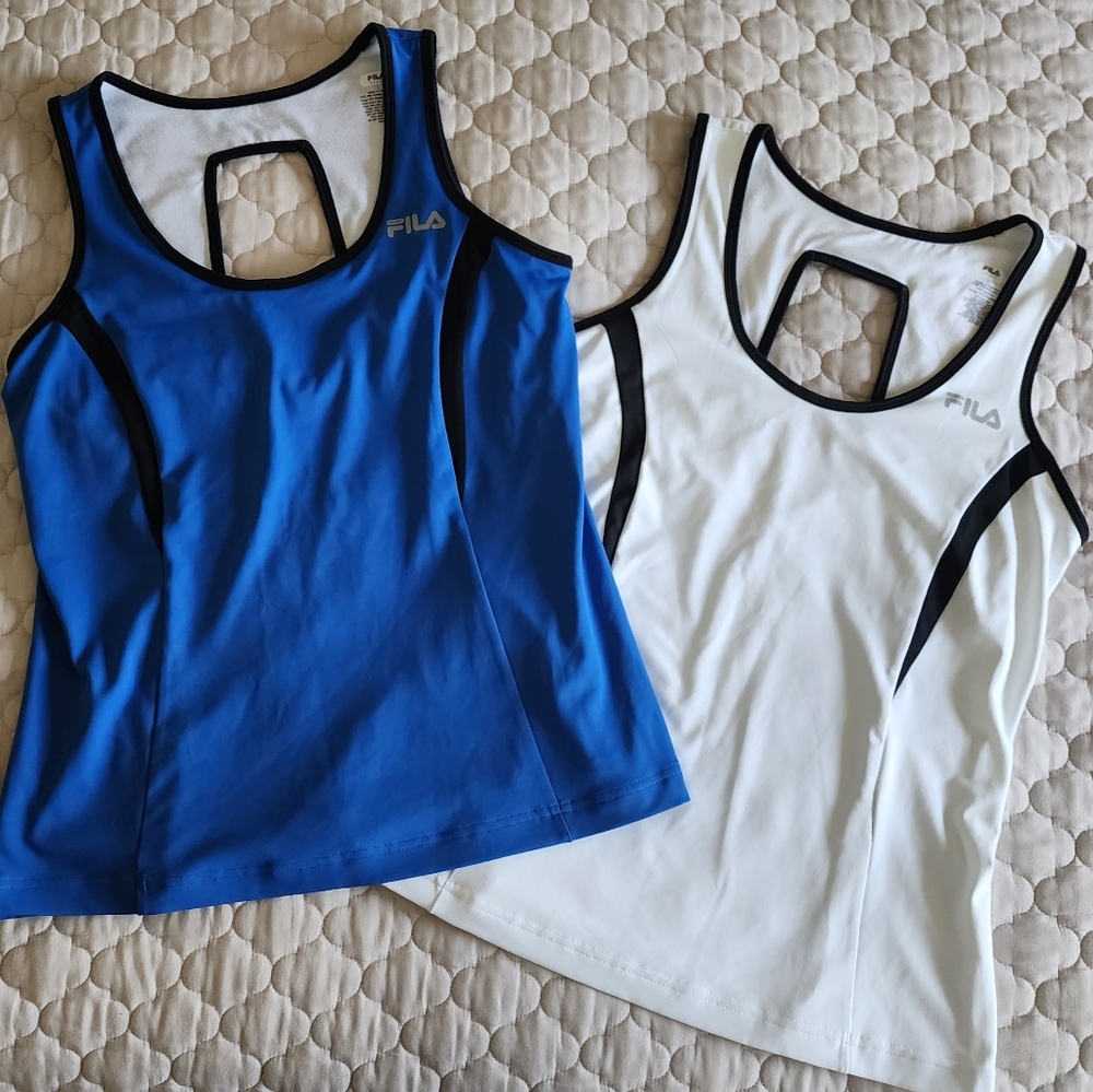 TWO (2) Ladies FILA Sport Tanks, SZ L